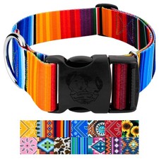 Country Brook Petz HossFit Jr Wide Deluxe Dog Collar Country Western Collection 
