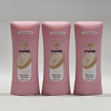 Dove x Crumbl Nilla Bean Cupcake Deodorant Limited Edition Retired 2.6 oz 3-Pack