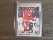 1991-92 Score Young Superstars - Theoren Fleury #4