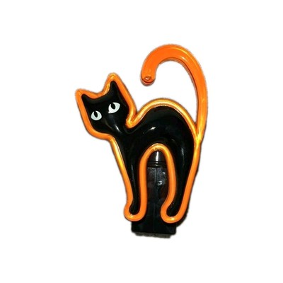 Bath & Body Works Halloween Neon Black Cat Night Light Wallflower Fragrance Plug