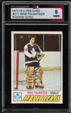 1977 78 OPC O-Pee-Chee #211 Mike Palmateer Rookie Rc KSA 8 Toronto Maple Leafs