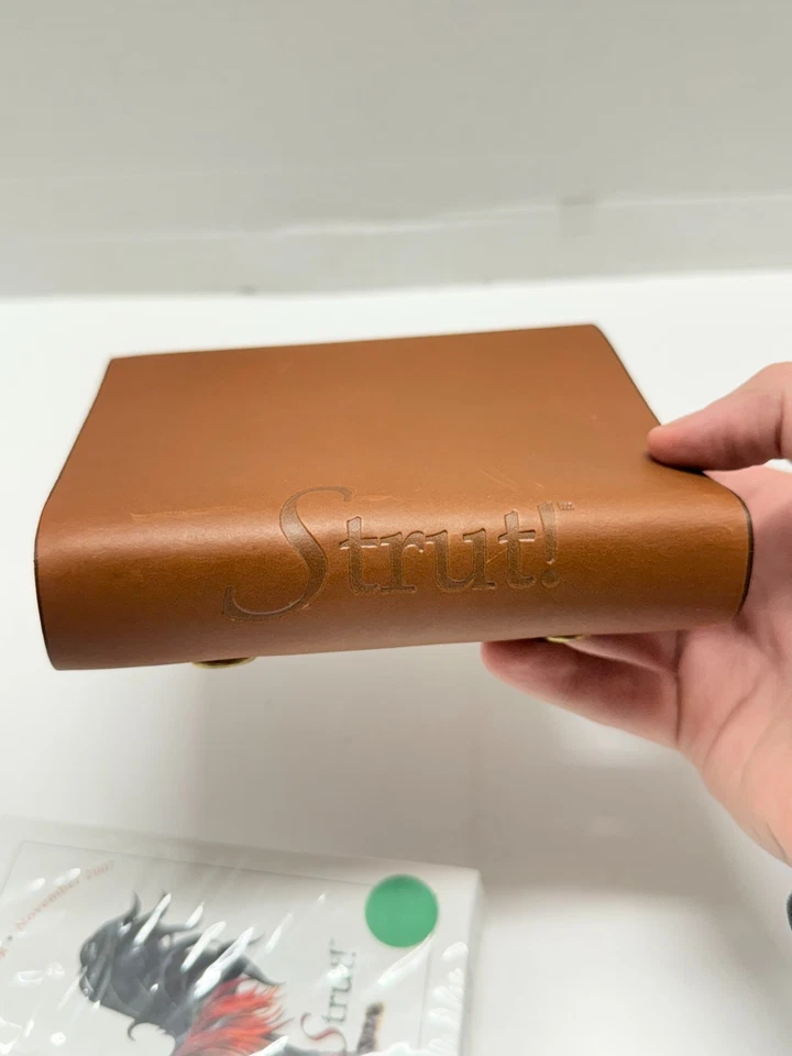 New Sealed Strut! Alsip and Co Card Dice Game w/ Leather Case 1st Edition - Image 4 of 4