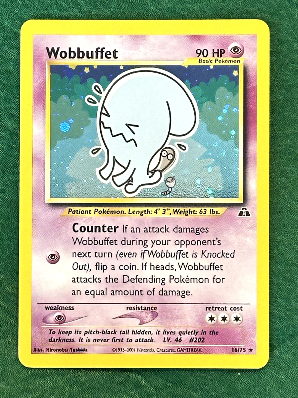 Wobbuffet 16/75 Neo Discovery Holo NM