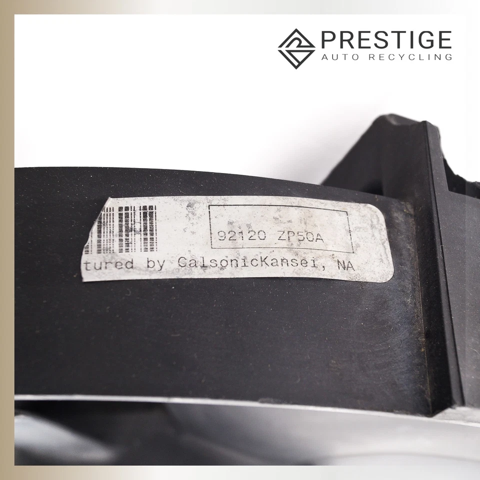 2007-2015 NISSAN XTERRA Radiator Cooling Fan Motor w/ Shroud 92120-ZL00A OEM Foto 3 de 4