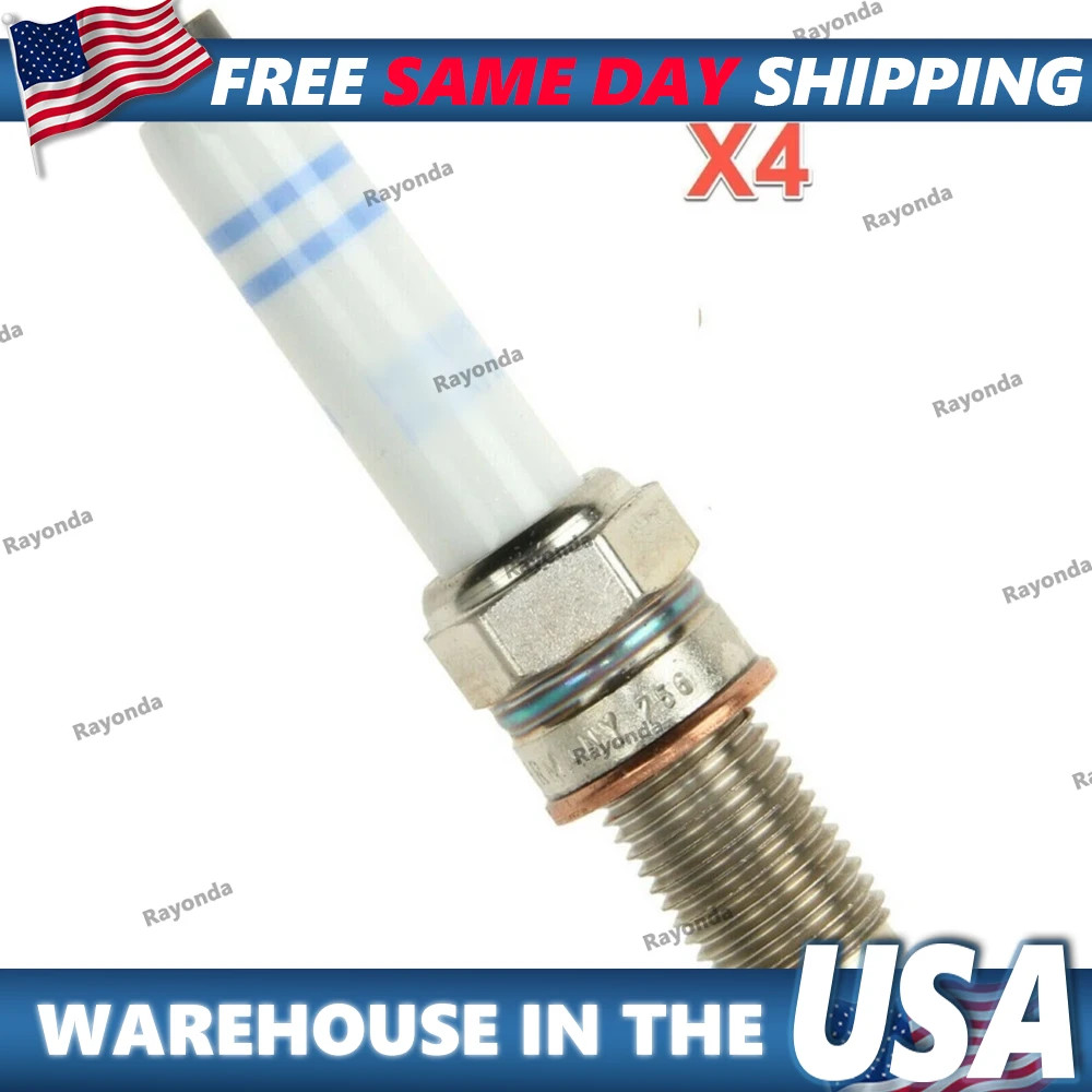 Set 4 Spark plugs 8180 REPLACE OEM # 04E905612C For AUDI A3 VW Jetta 1.4L