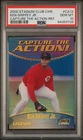 2000 Ken Griffey JR Stadium Club Chrome Capture The Action Refractor PSA 10 CA12