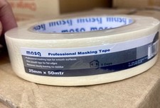 18012580 Masq 3 Days Professional MASKiN TAPE CiRET LTD 25mm x 50m ROLL BEiGE