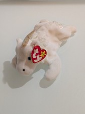 RETIRED TY BEANIE BABY MYSTIC WHITE UNICORN WITH IRIDESCENT HORN 1994
