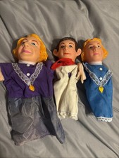 Vintage Mr. Rogers Neighborhood Rubber Head Hand Puppets Set of 3