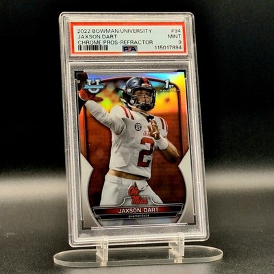 2022 Bowman University Chrome - Jaxson Dart #94 Refractor (RC) for