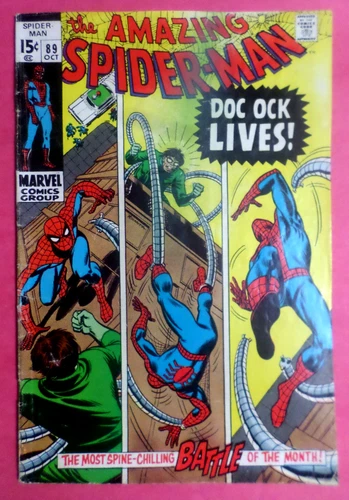 Amazing Spider-man  89   Doc Ock 1970 Bronze Age  G/VG