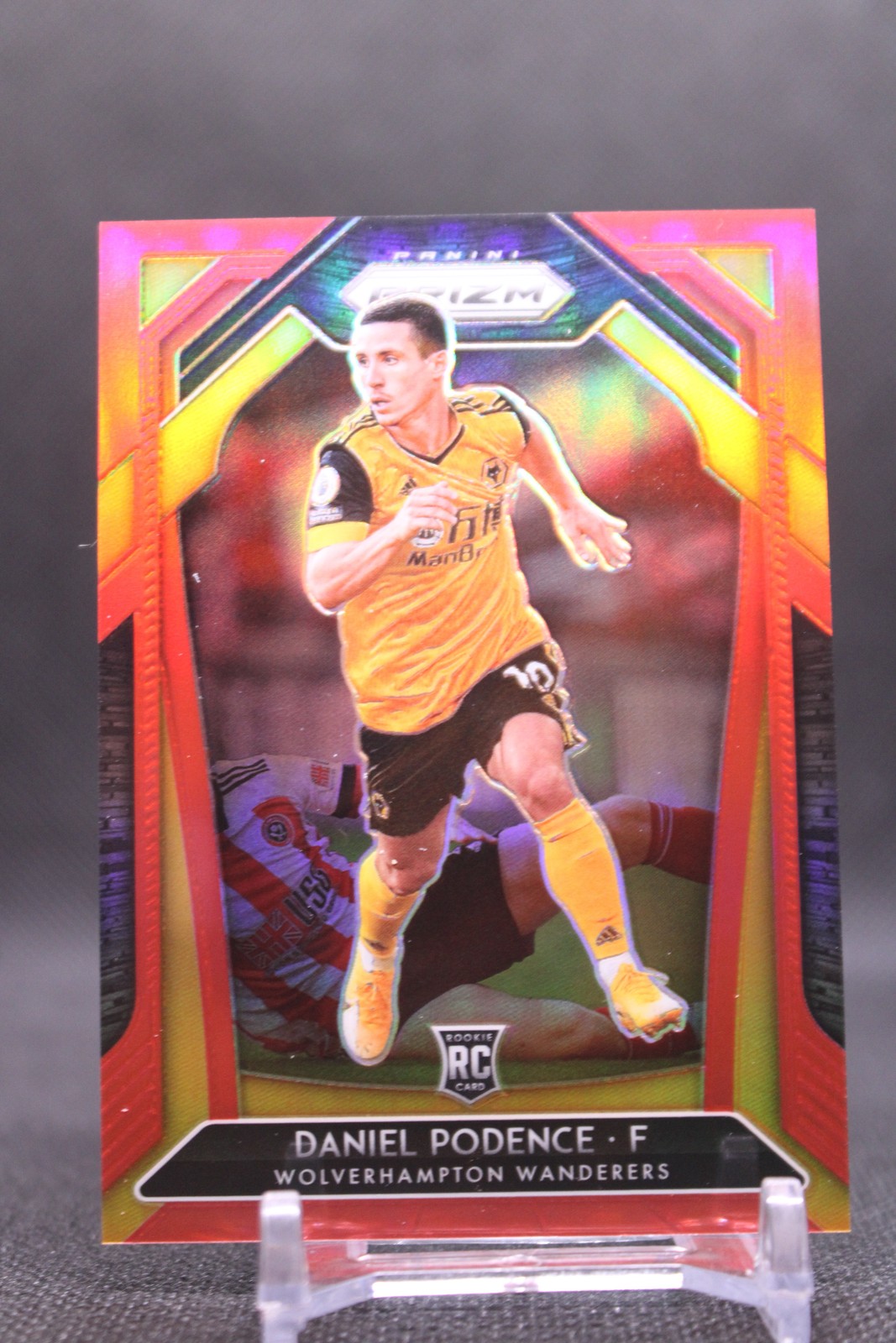 Daniel Podence #147 2020-21 Panini Prizm Premier League Red Prizm SN/149