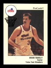1989-90 Procards CBA Tulsa Fast Breakers 144 Brian Rahilly BXCP53