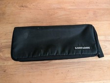 Case Logic 15 Cassette Tape Travel Storage Holder Soft Nylon Black Portable VTG