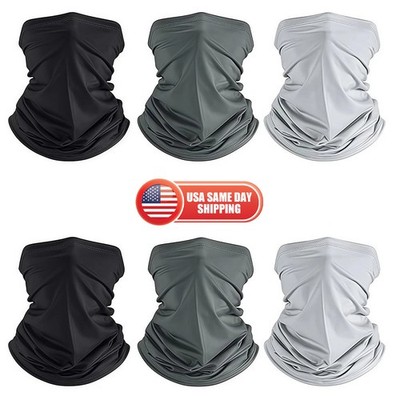 6 PCS UV Protection Cooling Neck Gaiter Face Mask Cover Scarf Breathable Bandana