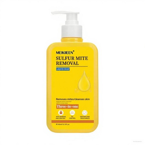 1~3X SCHWEFELMILBENENTFERNUNG, FLÜSSIGSEIFE 3-in-1, entfernt Milben reinigt Haut 300m L; - Bild 19 von 21