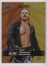 2024 Upper Deck Allure AEW Color Flow Orange Yellow Hangman Adam Page #CF-14 1u6