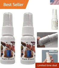 Ultimate Laughs with 2 Pack of Stinky Fart Spray Prank Toy - Portable Fun!