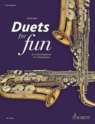 Duets for Fun: 2 Altsaxophone. Spielpartitur., Ulrich Junk