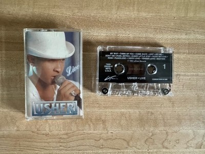 Vintage Usher Live Cassette Tape LA Face Records EUC