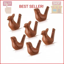 Gejoy 6 Pcs Bird Water Whistles for Kids Ceramic Bird Call Whistles Colorful Por