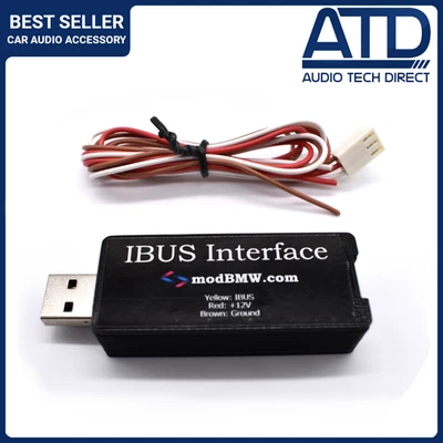 Adaptateur iBUS USB Pour Radio Android BMW Série 5 E39 X5 E53 X3 E83 OBD-76IBUS - Photo 1/3