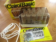 Vintage Clairol Basic C-14 Instant Hairsetter 14 Kindness Rollers Hot Roller Set