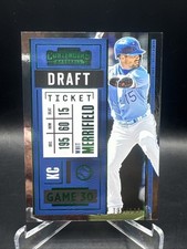 Whit Merrifield 2020 Panini Contenders Draft Ticket Green /#57 /299 Royals Card