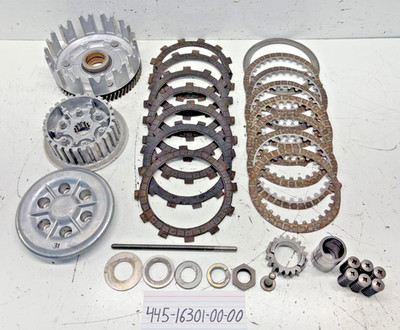 Yamaha DT360 DT 360 Engine Clutch Assembly / Basket / Plates / 445-16301-00-00