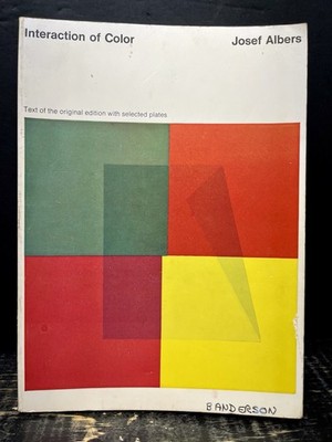 Interaction of Color by Joseph Albers 1971 Softcover Good T1