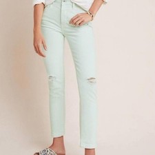 Nwt Anthro Pilcro and the Letterpress High Rise Slim Jeans 31 D20 
