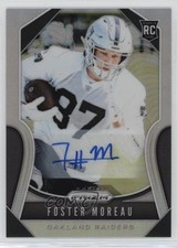 2019 Panini Prizm Rookies Silver Prizm Auto Foster Moreau #372 Auto sq1