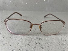 NAUTICA N 7134 005 DARK BROWN 50-18-140 FLEX HINGES Frames ONLY Half Rim Bronze