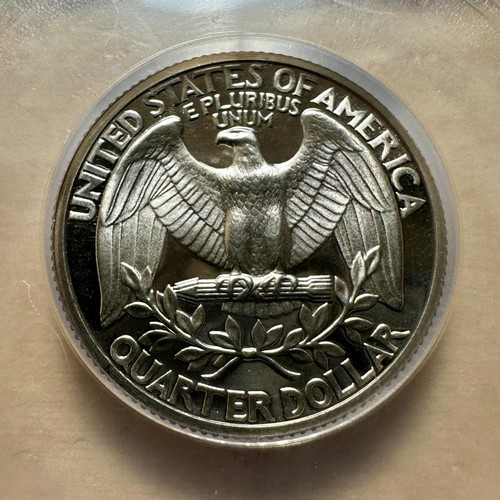 1977-S Proof Washington Quarter 25¢ - ICG PR 70 DCAM TOP POP New White Label - Picture 4 of 4