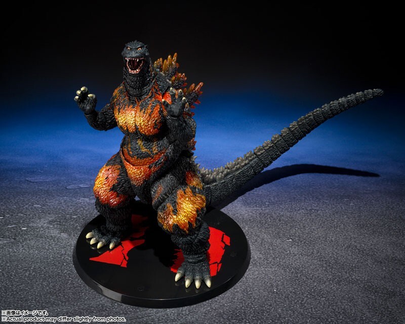 S.H.MonsterArtsゴジラ GODZILLA1995 黒色ver S.H.MonsterArts Godzilla 1995 70th Anniversary Special Ver Burning