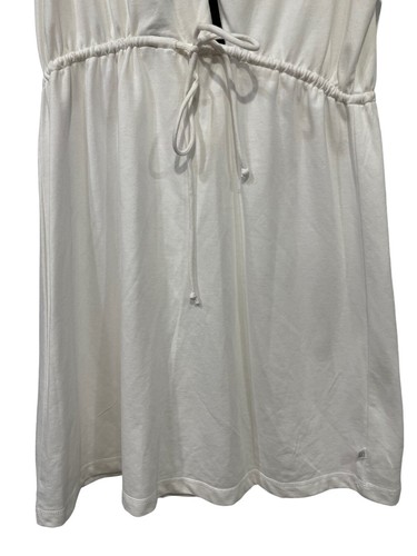 Karen Neuburger Größe Large Strandkleid Loungewear weiß ärmellos neu mit Etikett - Bild 3 von 6