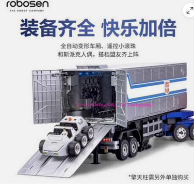 Perfect Robosen Flagship Optimus Prime Trailer with Roller Kit