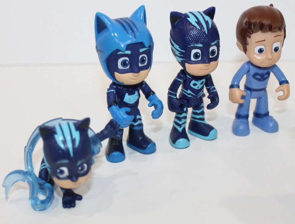 Disney PJ Masks LOT 12 Figures: Catboy Wolfie Howler RIP Kevin Gekko Romeo Ninja - Изображение 2 из 4