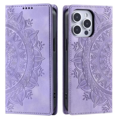 CoverKingz Handyhülle Für IPhone 16 – Klapphülle Mit Mandala-Motiv, Kartenfach & Standfunktion
