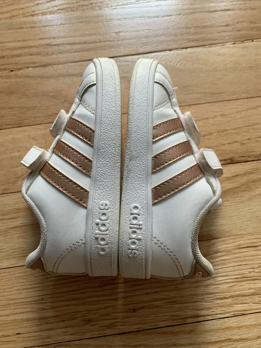 Adidas Baseline CMF Infant Toddler Sneakers DB2755 Size 6k white
