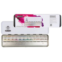 Schmincke Horadam Aquarell Slimline Metallkasten 12 X 1-2 NäPfchen 74 825 097