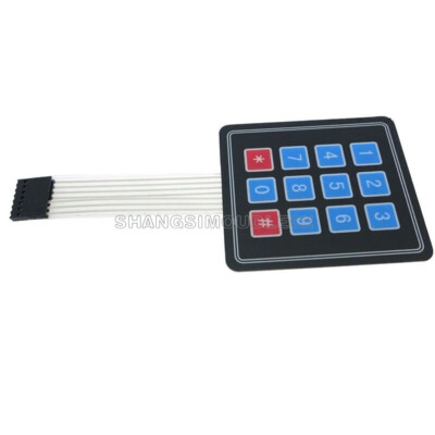 2/5/10PCS 4x3 Matrix Array 12 Key Membrane Switch Keypad Keyboard NEW-