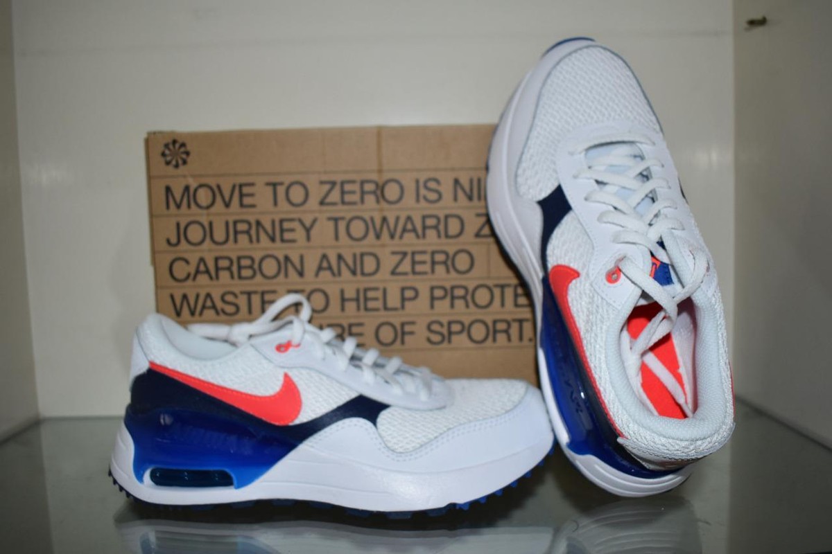 Nike Air Max System GS Youth Shoes Sneakers DQ0284-101 White