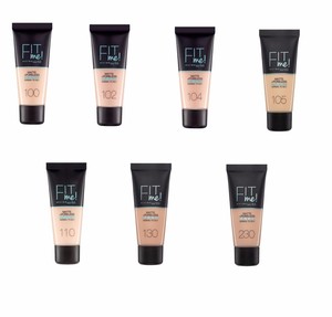 Maybelline Fit Me Foundation Matte Poreless 30ml Various 