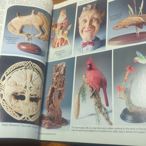 Chip Chats National Wood Carver Carving Association 10 Magazine Lot Musterbuch - Bild 9 von 16
