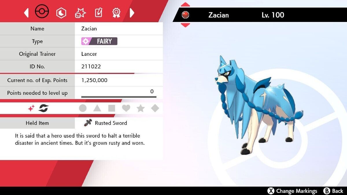 ✨Ultra Shiny Zacian Event GAMESTOP, Rusted Sword, Pokémon Sword & Shield