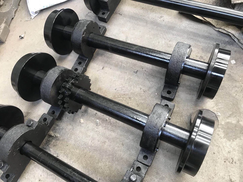 Rueda de ferrocarril Rueda de tren Juego de ruedas de ferrocarril - Ruedas montadas Foto 2 de 4