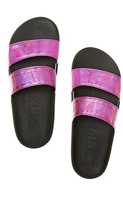 victoria secret double strap sport slide