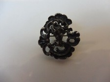 Bella Vecchia Spilla, 925 Argento, Testa Di Putto!