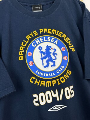Chelsea fc チャンピオンズリーグ tシャツ umbro Vintage Umbro Chelsea Champions 2004 Football Shirt Jersey